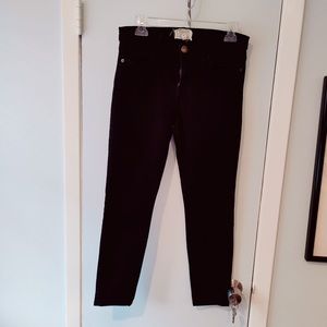 Black Current Elliot The Stilleto Jeans (Size 29)